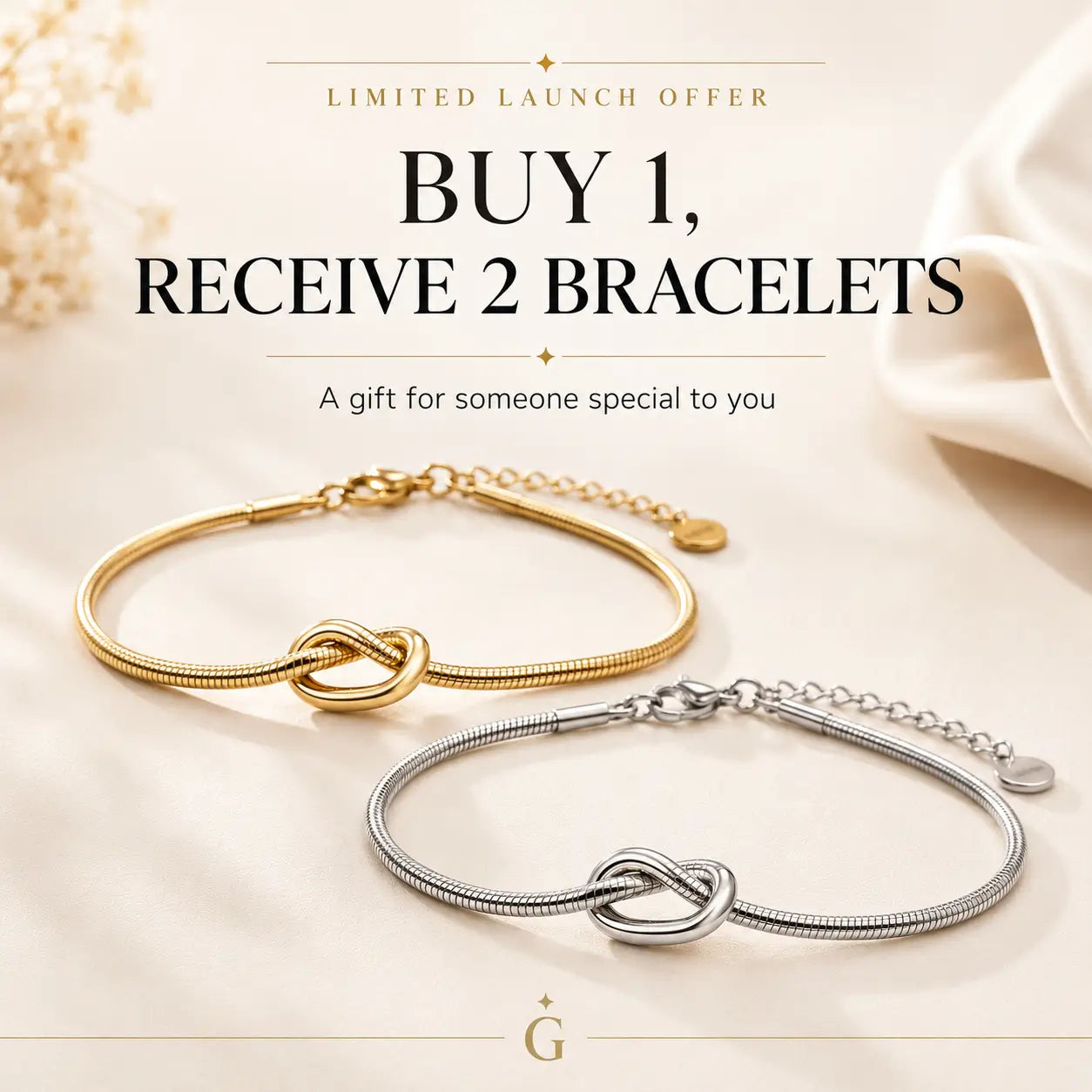Gemora Knot Bracelet - A Gift for Someone You Love