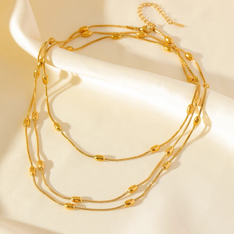 Multilayer Chain Necklace