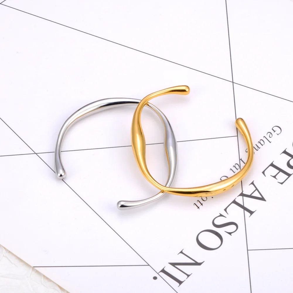 Minimal Open Cuff Bracelet