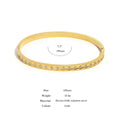 CZ Gold Stack Bracelet Set on a clean product background